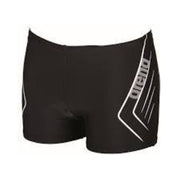 ONLY SIZE 34 - MEN'S REFLECTED SHORTS - BLACK/WHITE - OntarioSwimHub